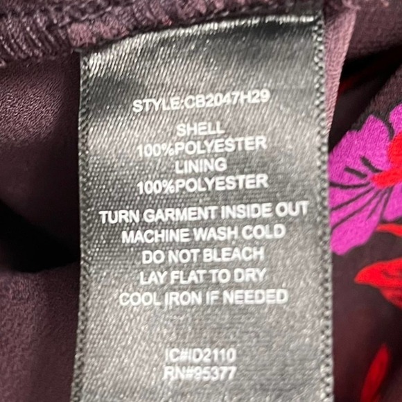 Sanctuary NWT Y2K Twist-Front Long Sleeve Chiffon Floral Print Crop Top Medium - Picture 11 of 13